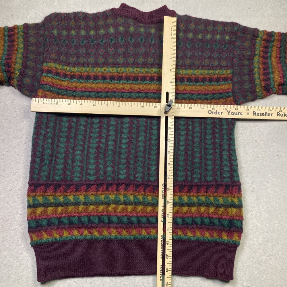 Vintage Pendleton Sweater Mens Medium Small Virgin Wool Lobo Crewneck Knit USA - Picture 7 of 9